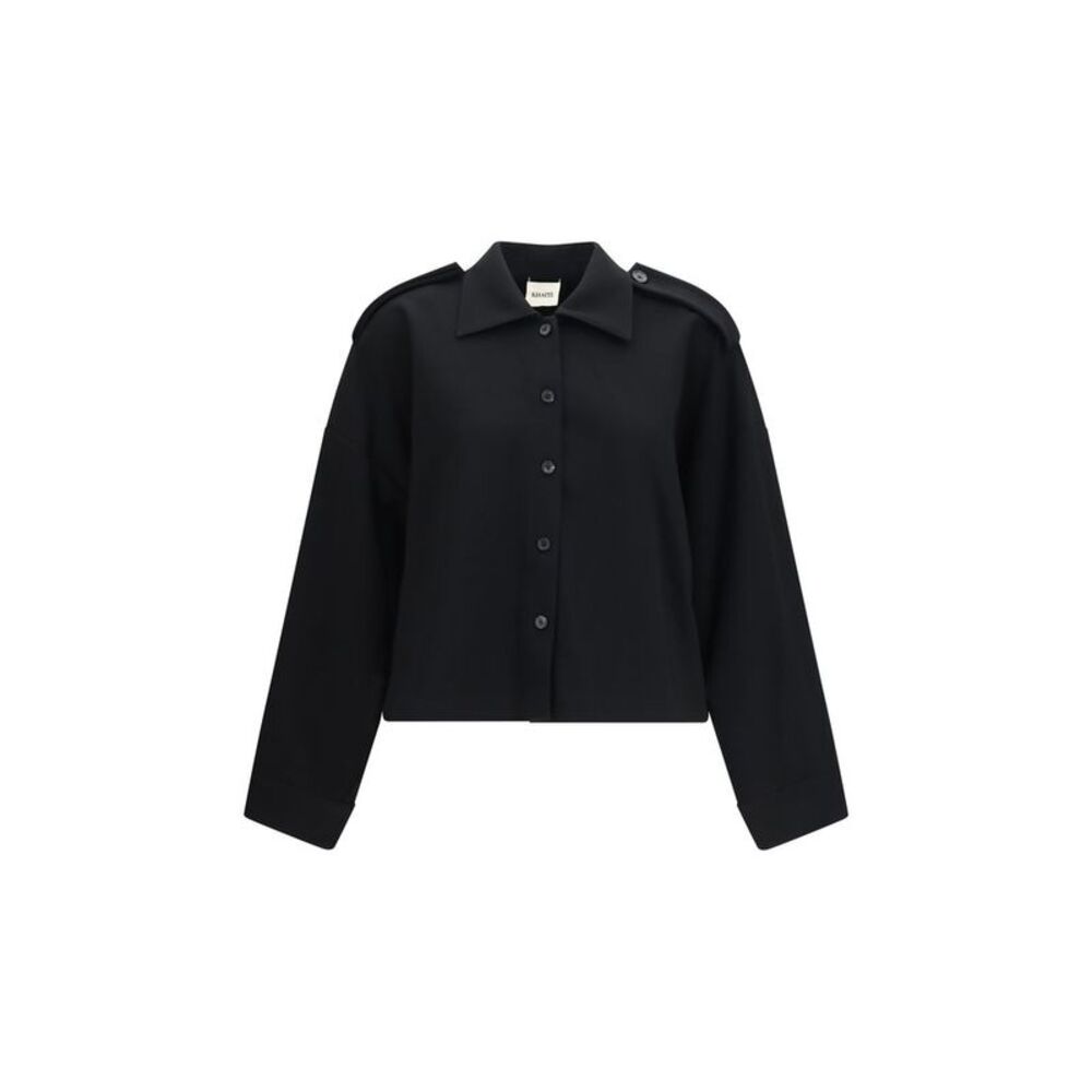 Khaite Black Acetate Women's Shirt